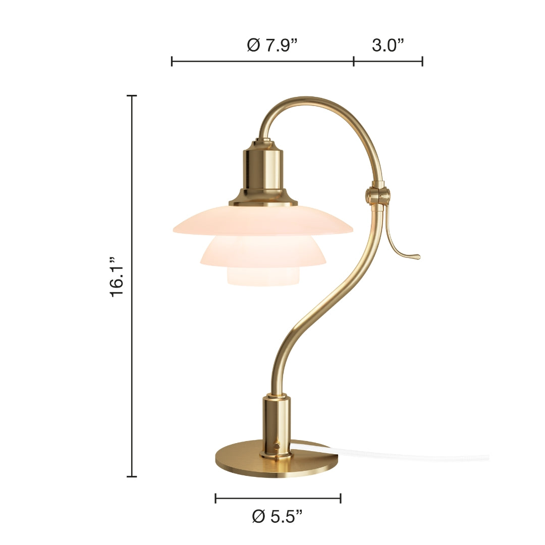 PH 2/2 Question Mark Bordlampe