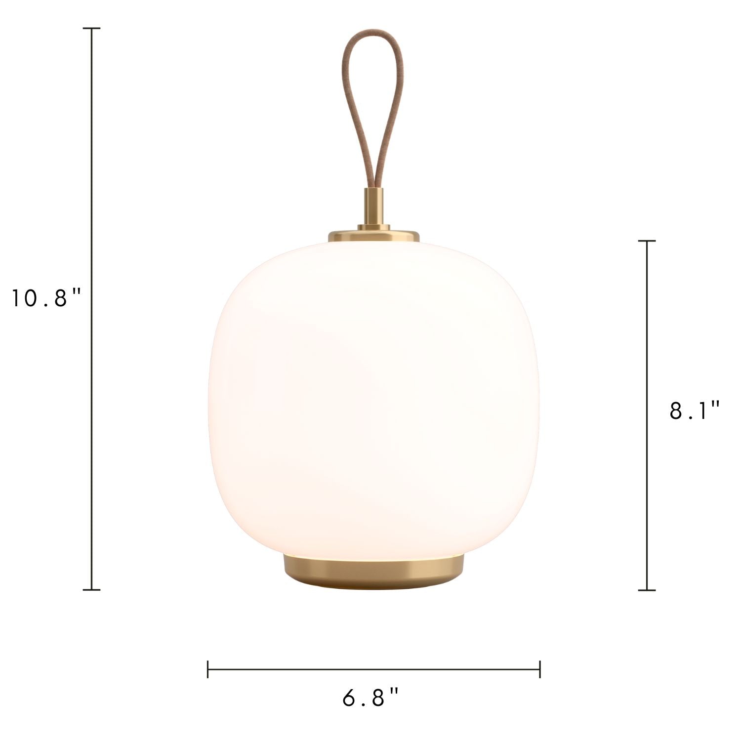 VL45 Radiohus Transportabel Bordlampe