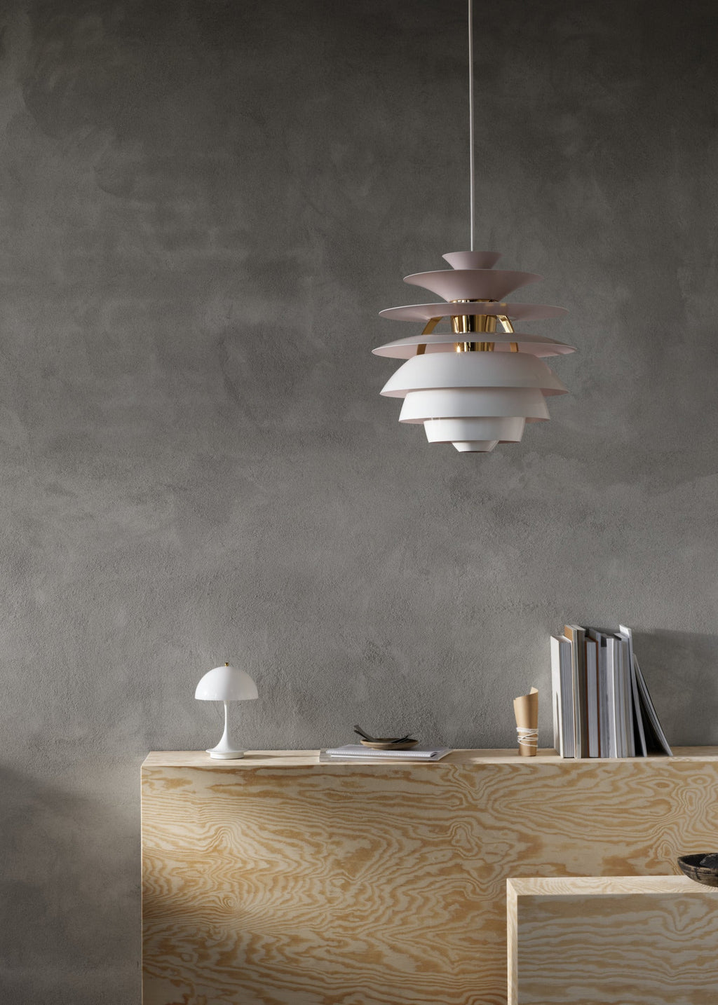 PH Snowball Pendel – Pale Rose