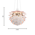 PH Artichoke Pendel  Pale Rose